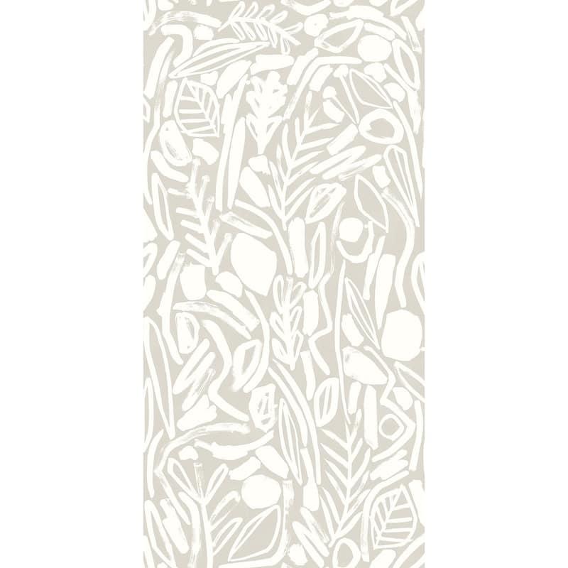 Verdure Stone Painted Botanical Wallpaper