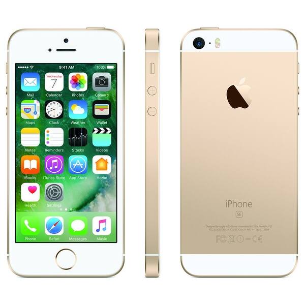 Apple Iphone Se 32gb Gold Fully Unlocked Refurbished Overstock Apple Iphone Se 32gb Gold Fully Unlocked Refurbished Overstock