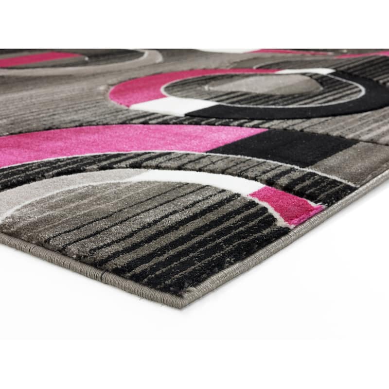 Orelsi Collection Abstract Area Rug