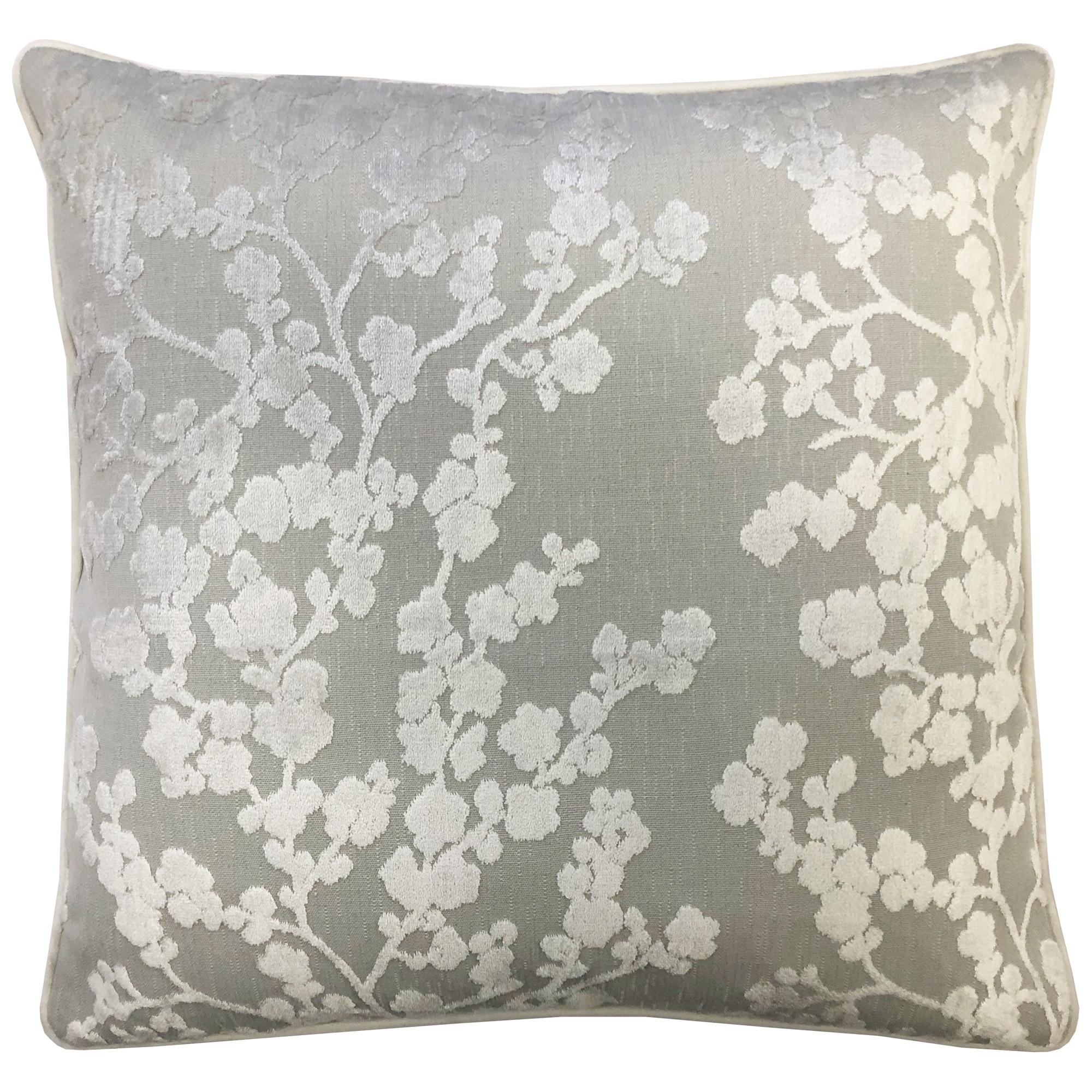cherry blossom throw pillow