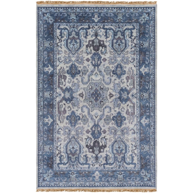 Hand-Knotted Almeria Wool Area Rug - 12' x 15'