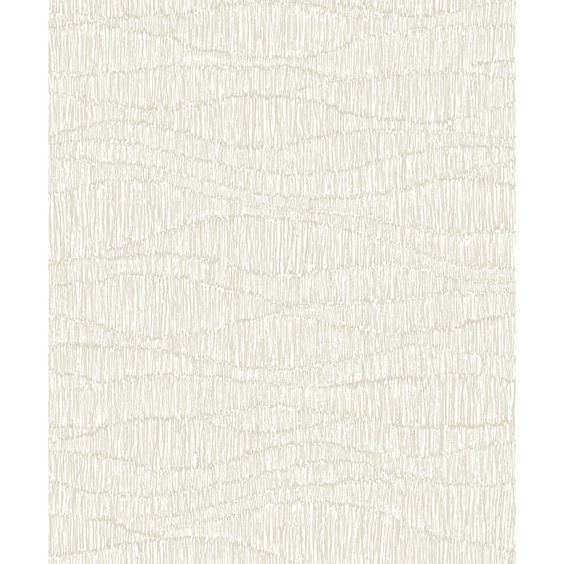 Seabrook Designs Tatiana Waves Non-Woven Unpasted Wallpaper - 20.9 in W x 33 ft. L - Sand