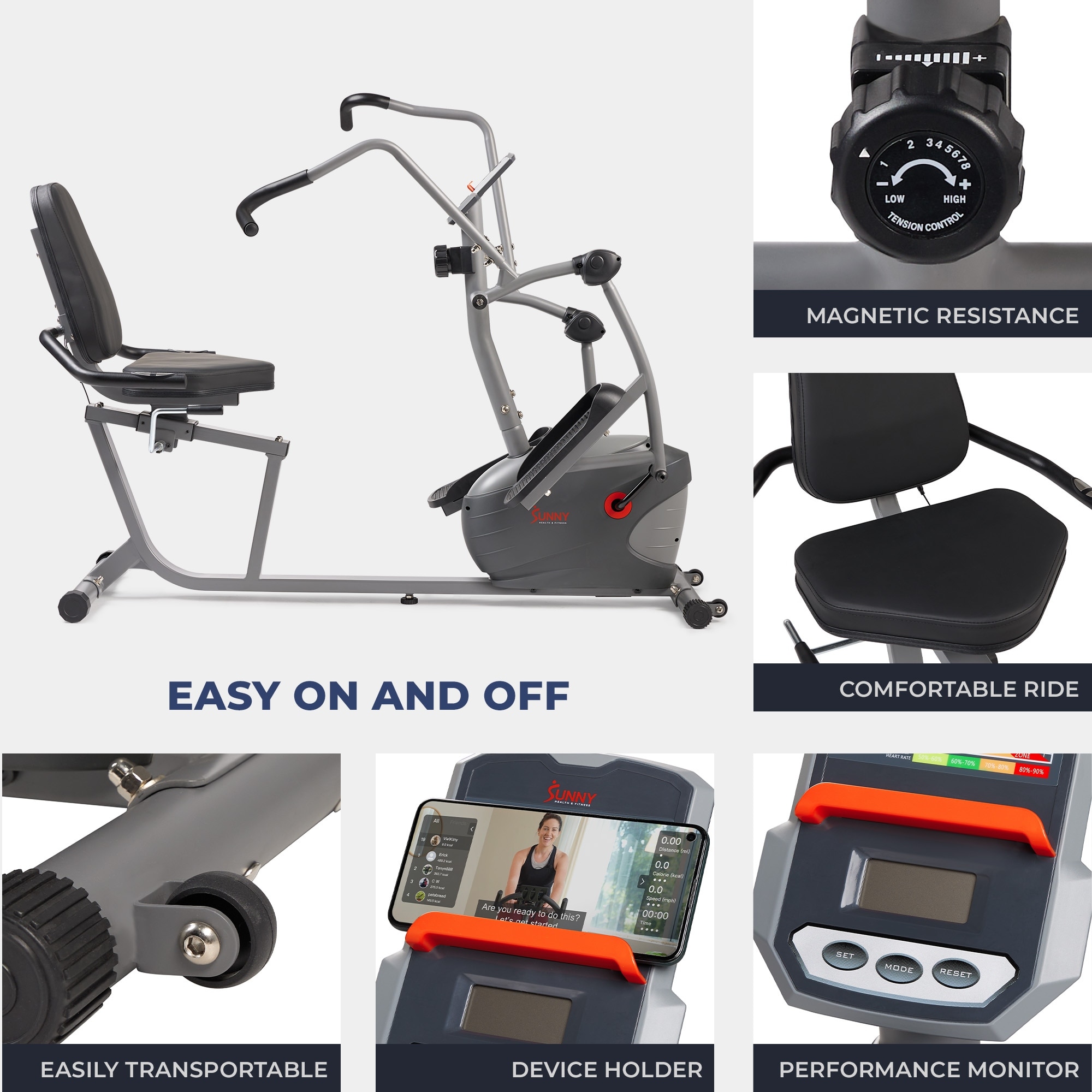 Sunny Health Elliptical Exercises For Seniors Sunny Health Fitness
