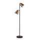 preview thumbnail 1 of 9, Adesso Malcolm Floor Lamp Matte Black