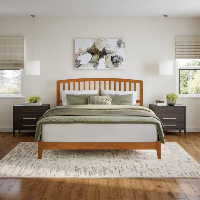 AFI, Richmond Solid Wood Low Profile Platform Bed