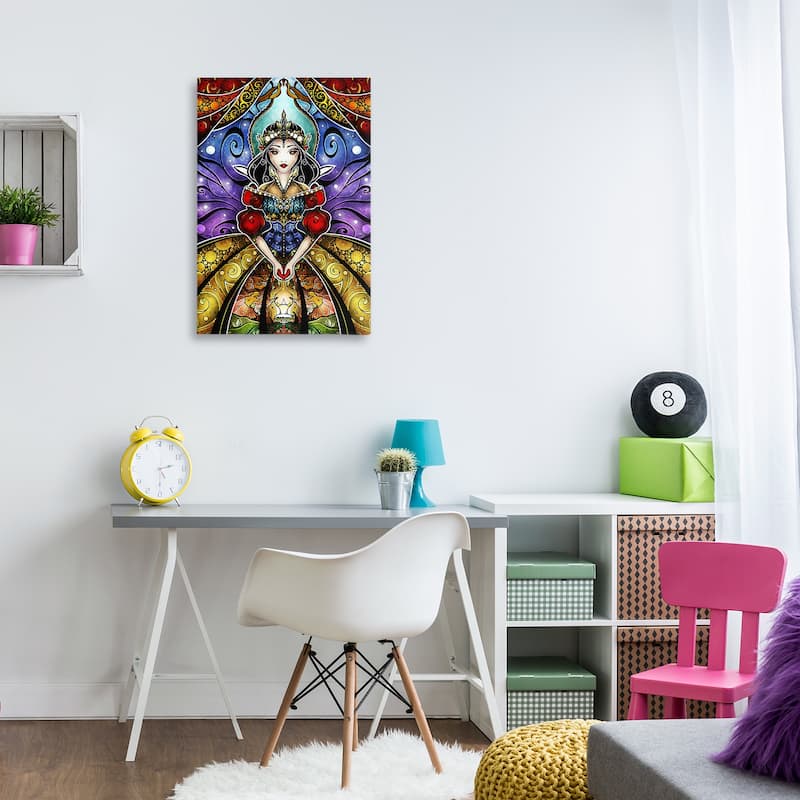 Stupell Nouveau Princess Portrait Canvas Wall Art Design By Mandie Manzano