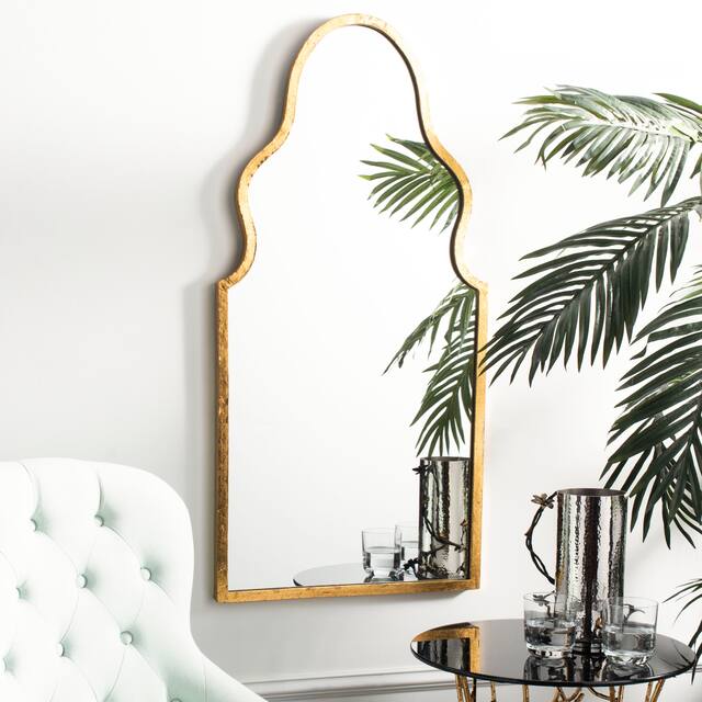 SAFAVIEH Parma Moroccan Gold 36-inch Decorative Mirror - 18" x 36" x 1"