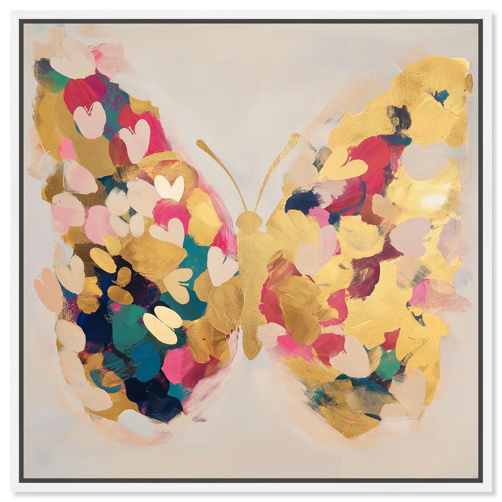 Flutter of Fortitude I Canvas by Art Remedy