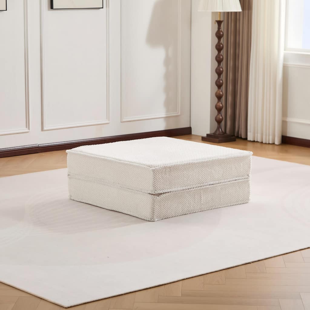 Compression Mahjong Sofa,Convertible Floor Sofa Bed,DIY Boneless Modular Sectional Sofa,No Assembly Required