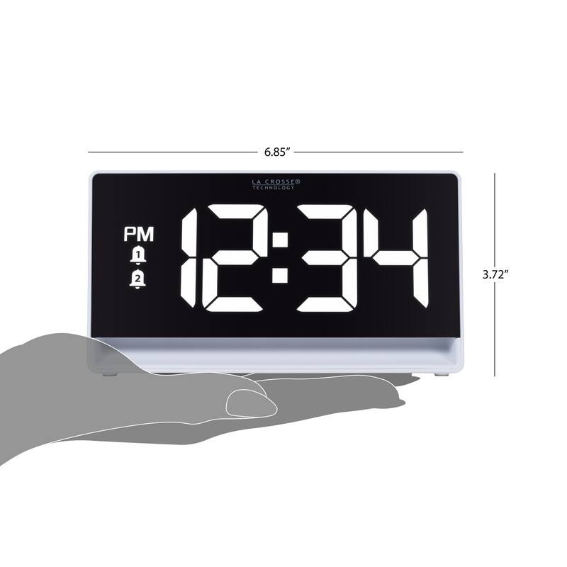 La Crosse Technology 617-149 Digital Alarm with Changing Color Light
