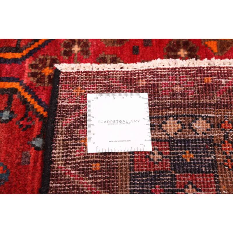 ECARPETGALLERY Hand-knotted Konya Anatolian Red Wool Rug - 4'4 x 6'1