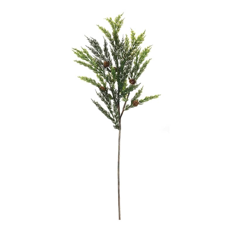Set of 6 Pine with Pinecone Christmas Artificial Sprays 31.5"
