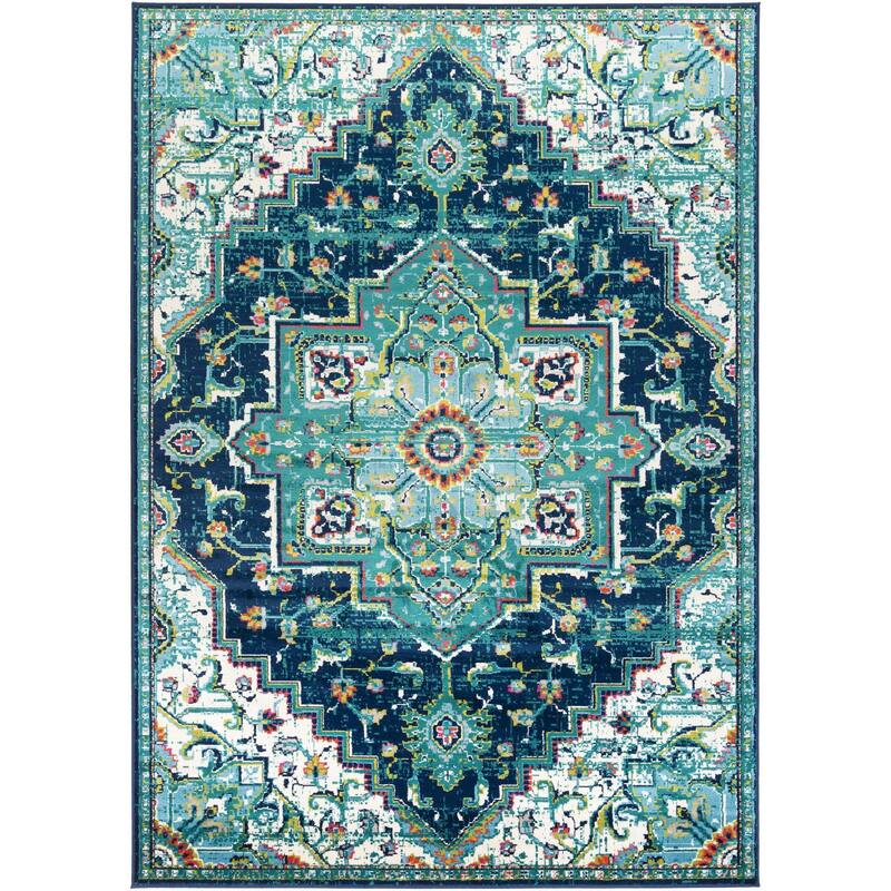 Livabliss Paramount Updated Traditional Medallion Area Rug