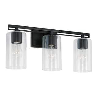 18-inch 3-light Matte Black Bath/ Vanity Fixture