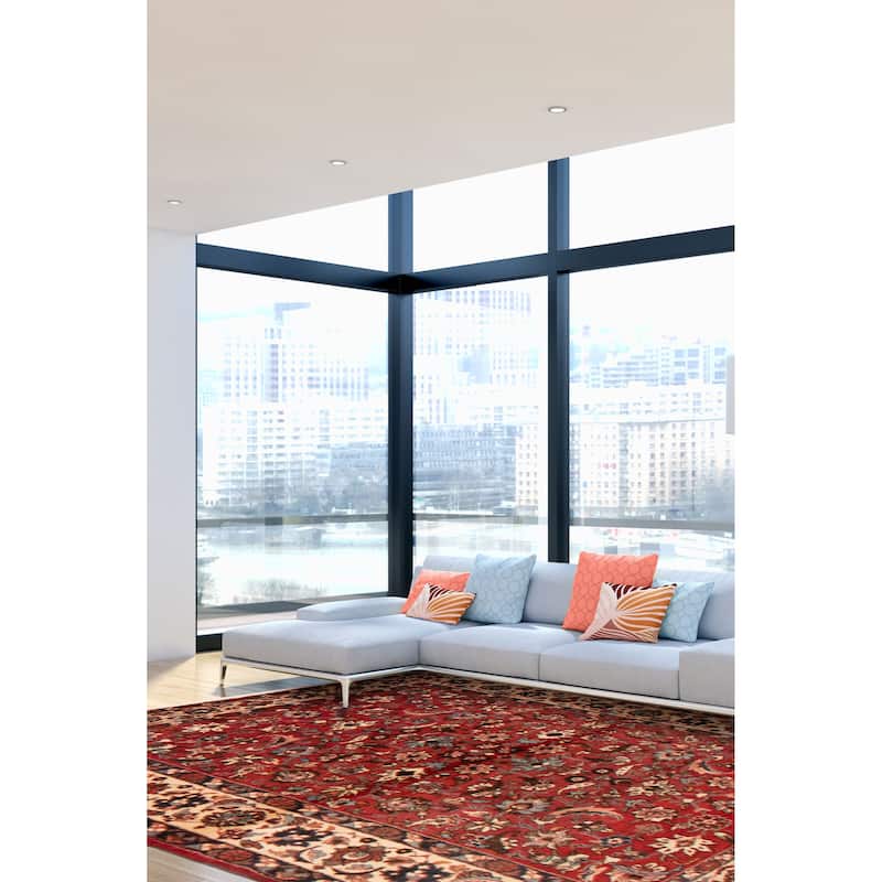 ECARPETGALLERY Hand-knotted Anadol Red Wool Rug - 5'0 x 6'9