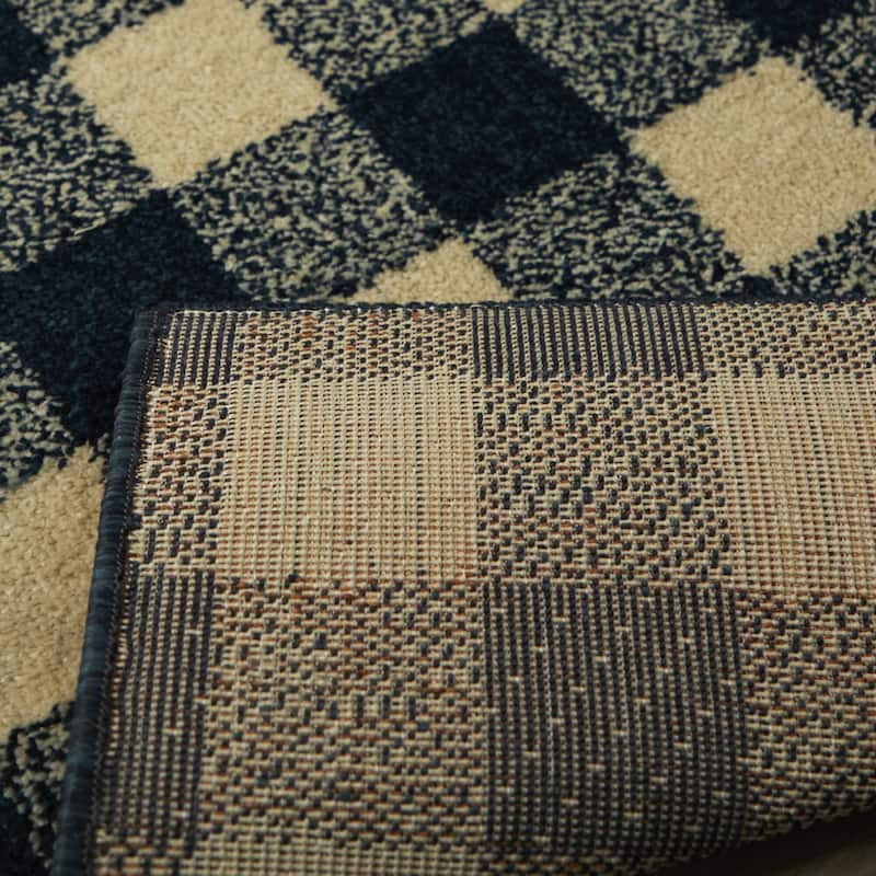 Rogers Gingham Area Rug