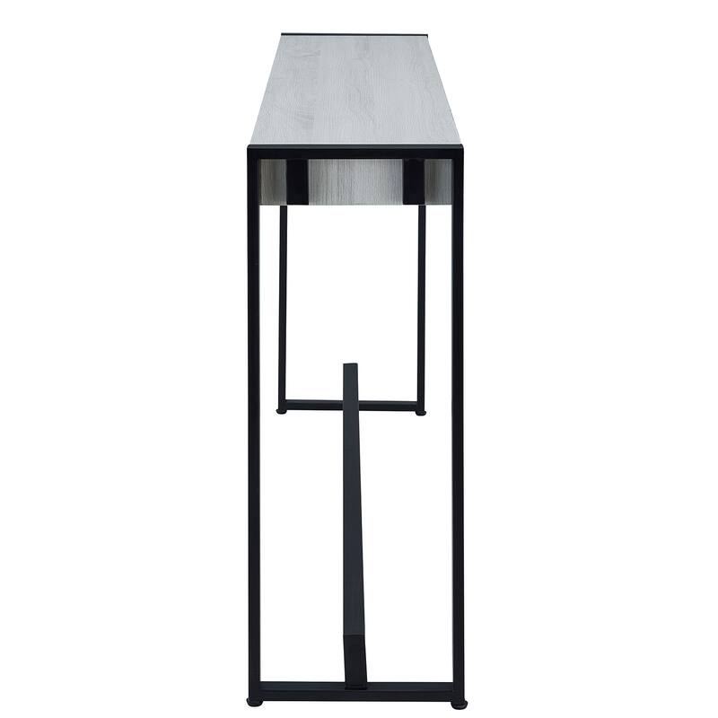 SEI Furniture Macen Modern Narrow Industrial Console Table
