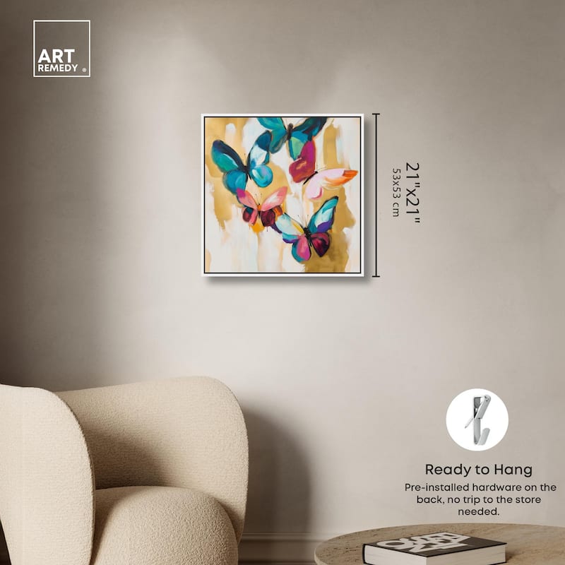 Wings in Waltz II Canvas by Art Remedy