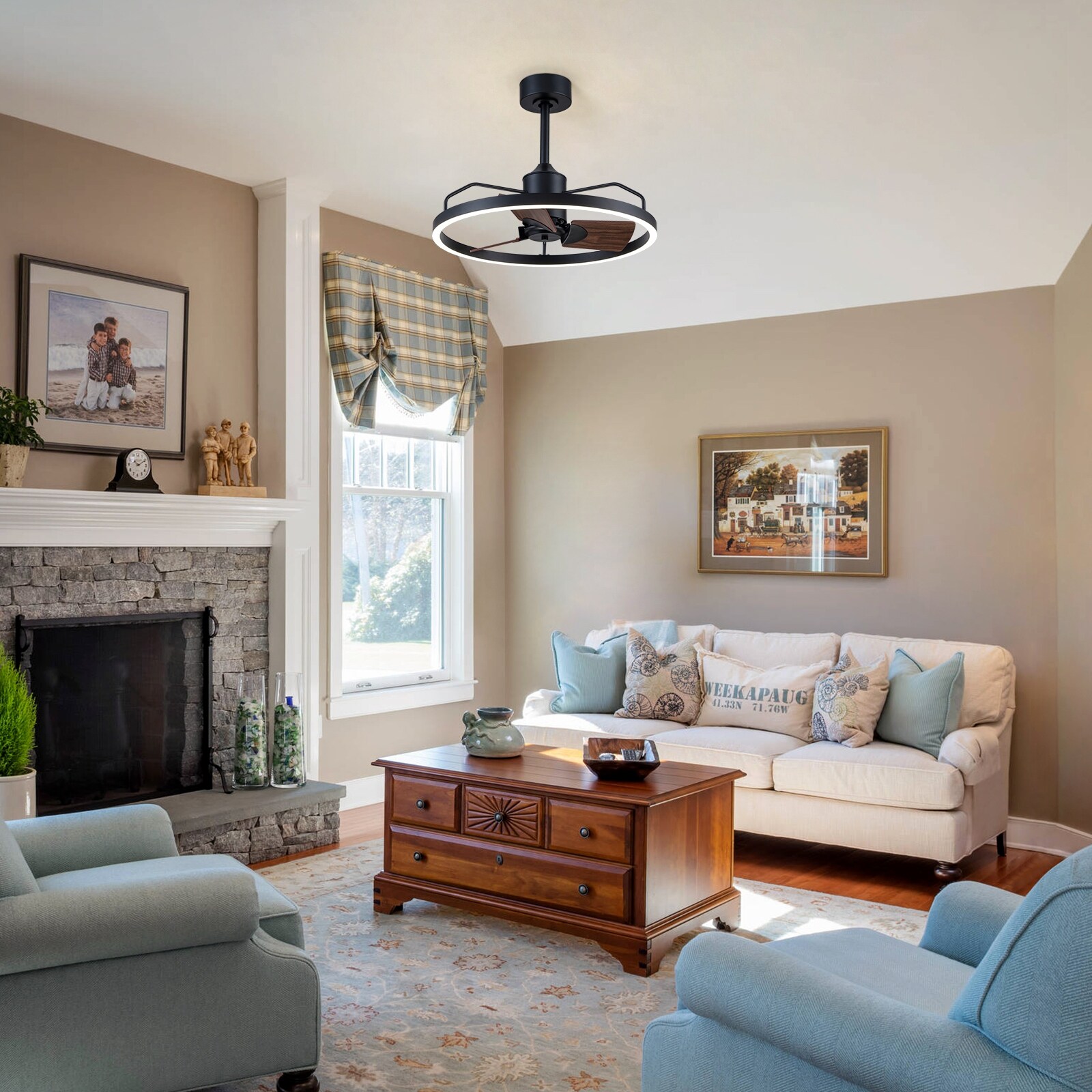 Modern-LED-Ring-Ceiling-Fan-