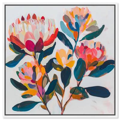 Contemporary Flora I Canvas by Art Remedy