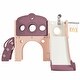 preview thumbnail 5 of 53, 7-in-1 Toddler Slide Set - Spaceship Playset with Slide, Arch Tunnel, Basketball Hoop, and Toy Storage