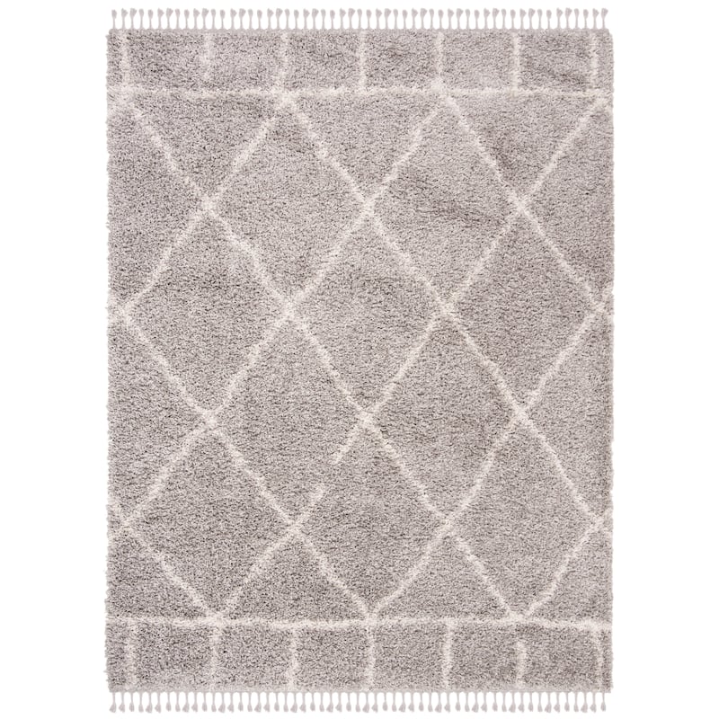SAFAVIEH Pro Luxe Shag Yuna Moroccan Tassel 2.4-inch Thick