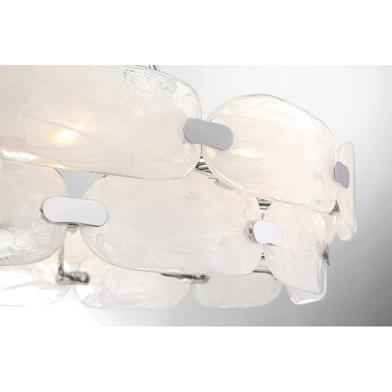 Vasare by Brian Thomas 12-Light Pendant in Chrome