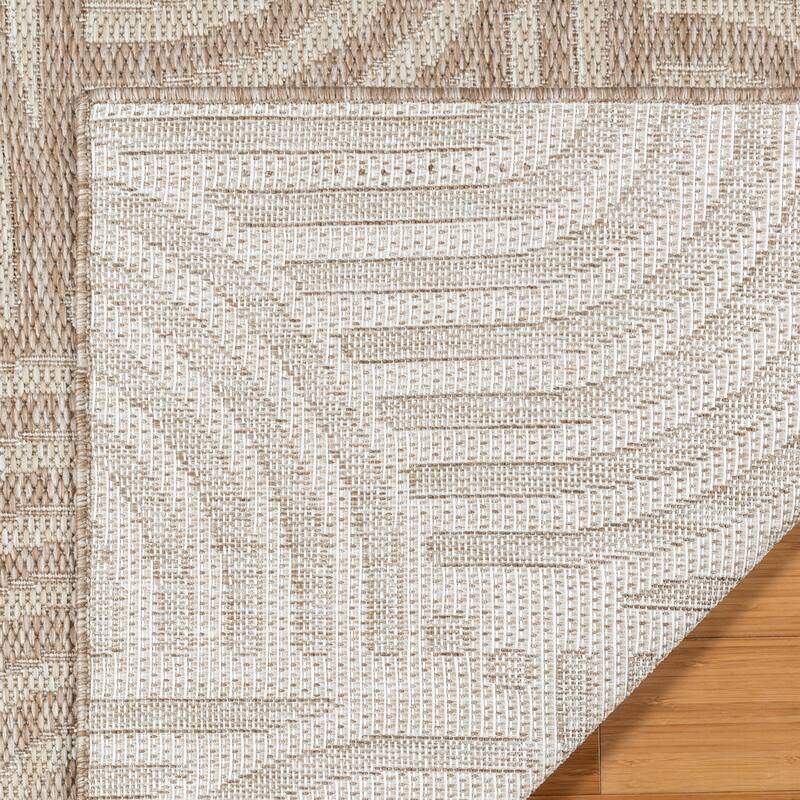 Tropea Mika All Weather Flatweave Indoor Outdoor Area Rug Modern Geometric Polypropylene