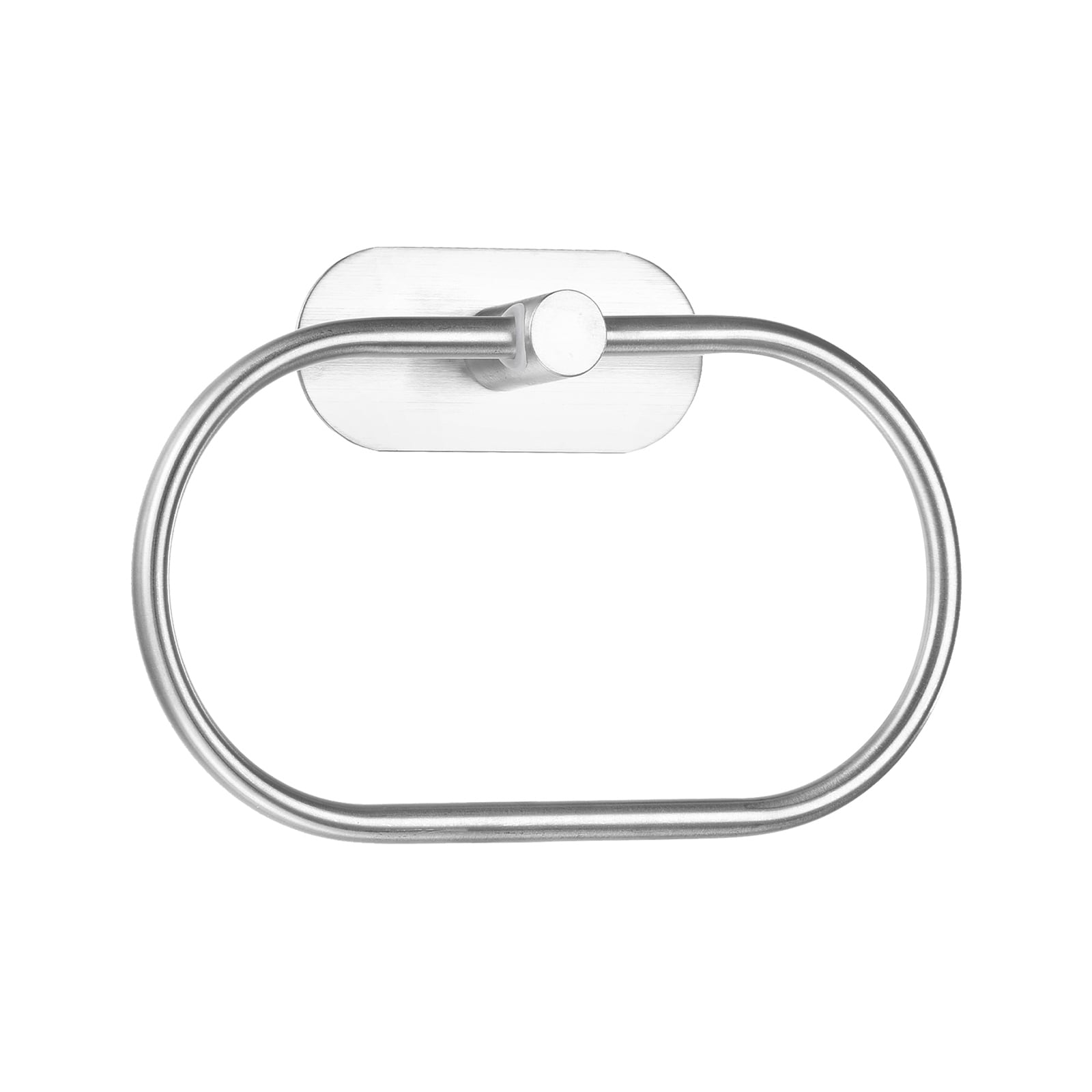 Adhesive shop towel ring