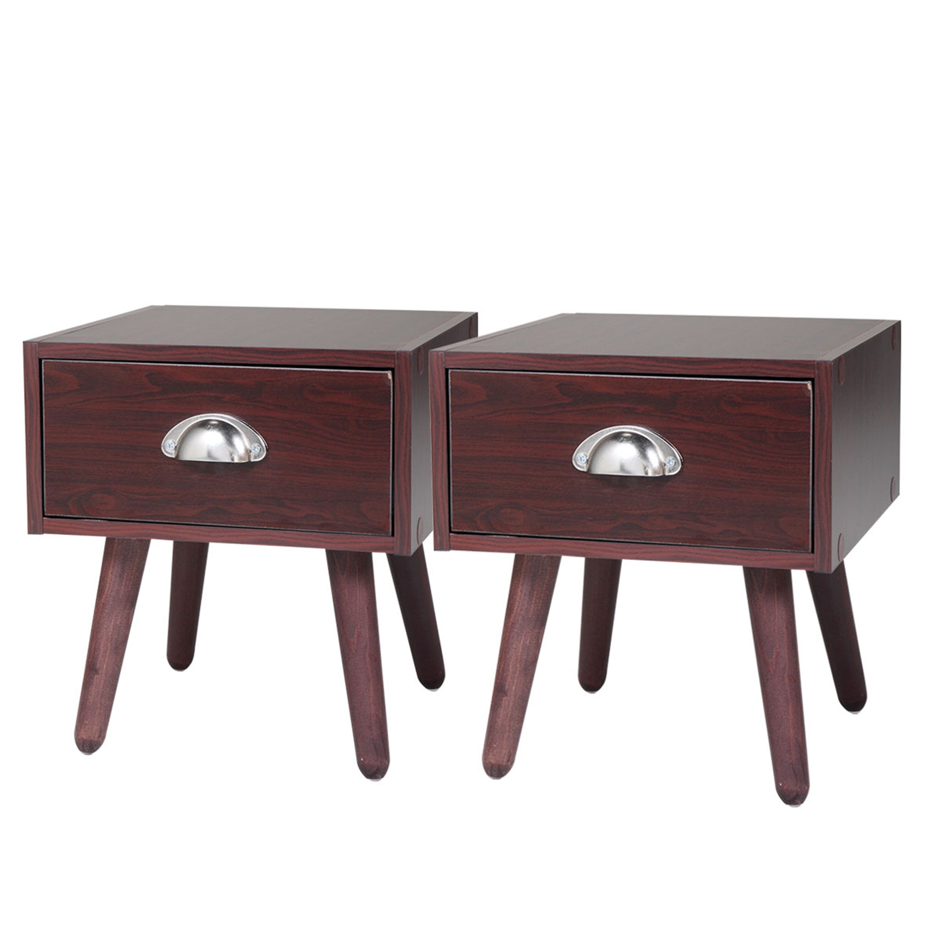 Shop Small End Table Storage Chairside Bedroom Wood Nightstand W Drawer On Sale Overstock 31302410