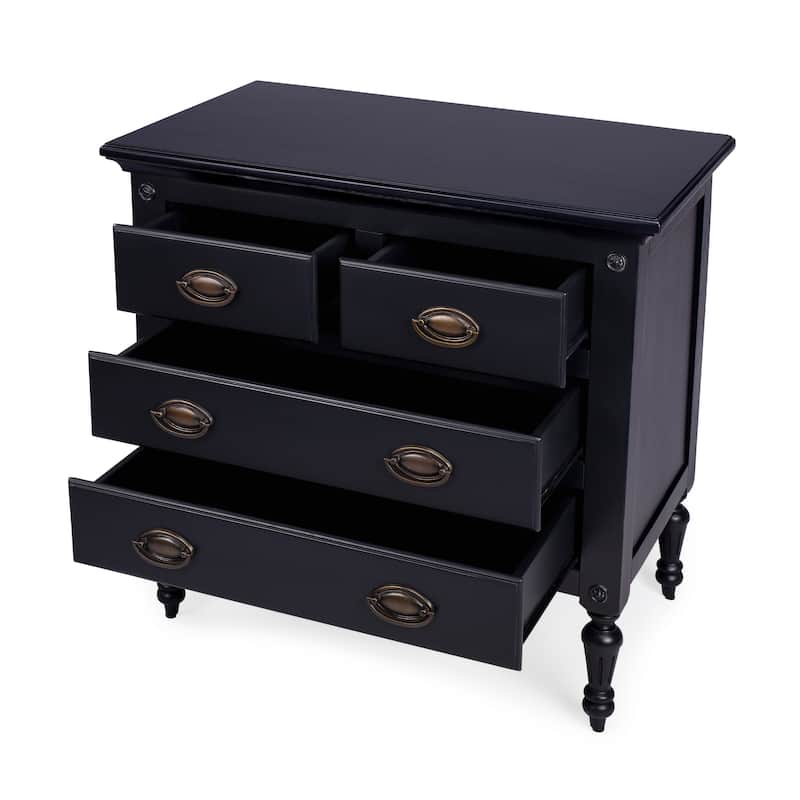 Easterbrook 31.5 in. W Rectangular Wood 4-Drawer Accent Chest