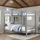 preview thumbnail 16 of 20, Sturdy Twin/Twin Bunk Bed, 14+14 Slat System, Patent Pending Design Grey