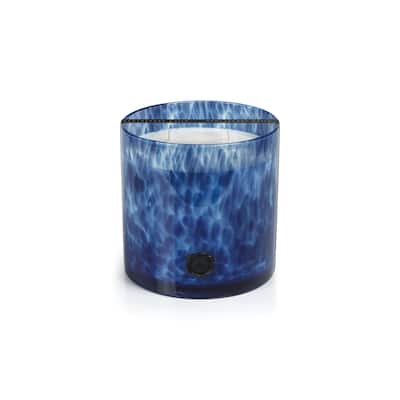 AG Opal Glass 5-Wick Candle Jar-Sea Salt Coastal Mist - 8" dia x 8"