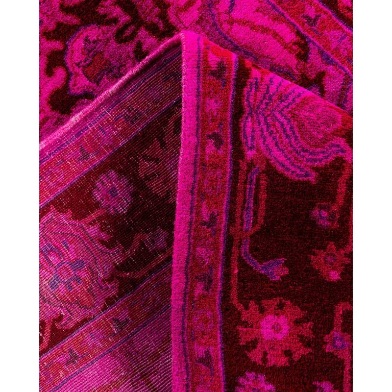 Contemporary Overdyed Wool Hand Knotted Area Rug - 2' 8" x 4' 3"