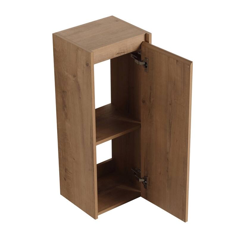 MEDUNJESS Bathroom Side Cabinet, Float Mounting Design