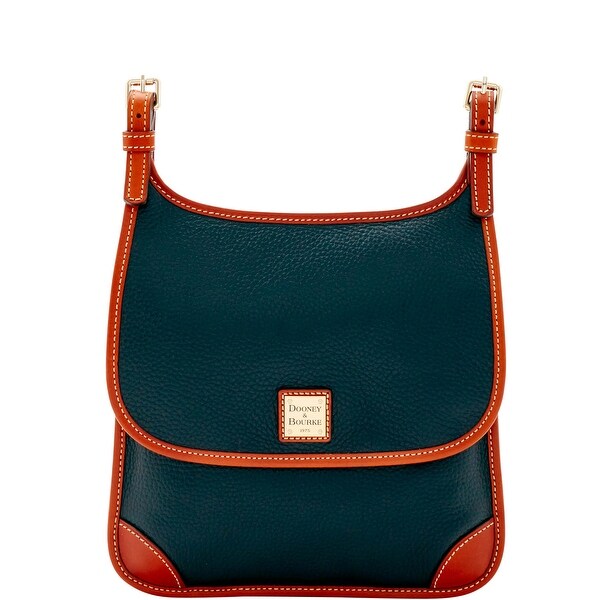 Dooney & Bourke Pebble Grain Saddle Crossbody (Introduced by Dooney & Bourke at $198 in Jun 2016) - Black