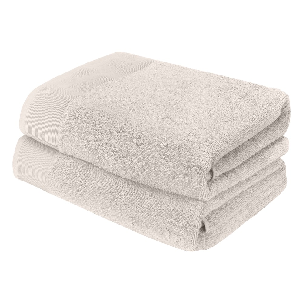 Fabstyles Camelot Bath Towel 600 GSM Zero-Twist Cotton Set of 2 - 27"x52"