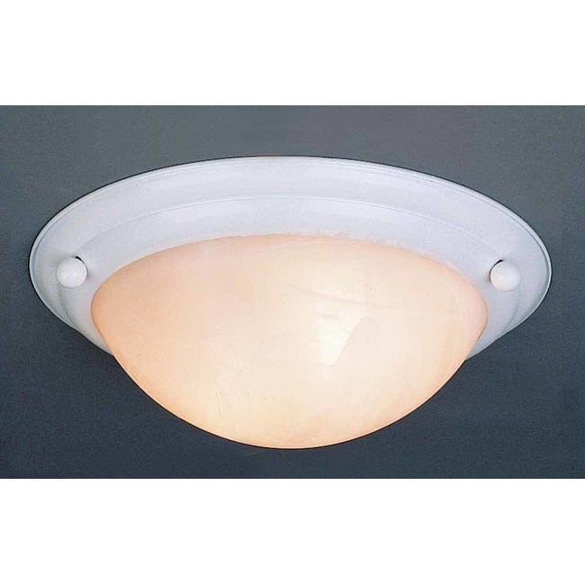 Volume Lighting Lunar 2 Light 16" Wide Flush Mount Bowl Ceiling