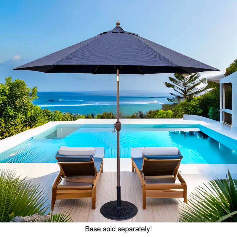 Tropishade 7.5 ft Market Umbrella with Sunbrella 14050-04 Scale Indigo