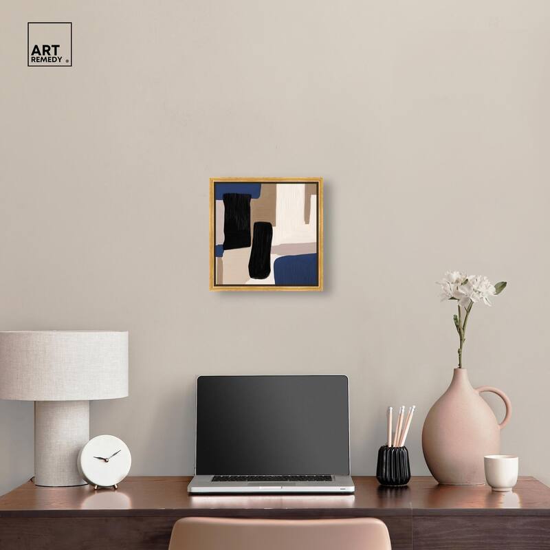 Blue Quietude I Canvas by Art Remedy