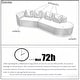 preview thumbnail 14 of 68, Christopher Knight Home - Olivia Curved Foam Sofa Set - 116"L