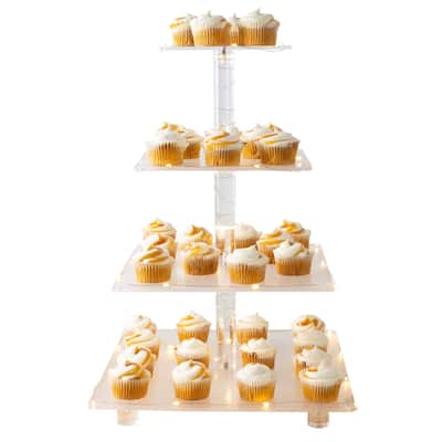 Great Northern Party Cupcake Stand with Lights - Multicolor