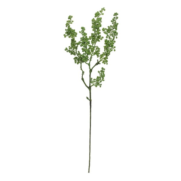 27" Artificial Long Stem Green Weeping Seed 5 Tip Branch Spray - N/A