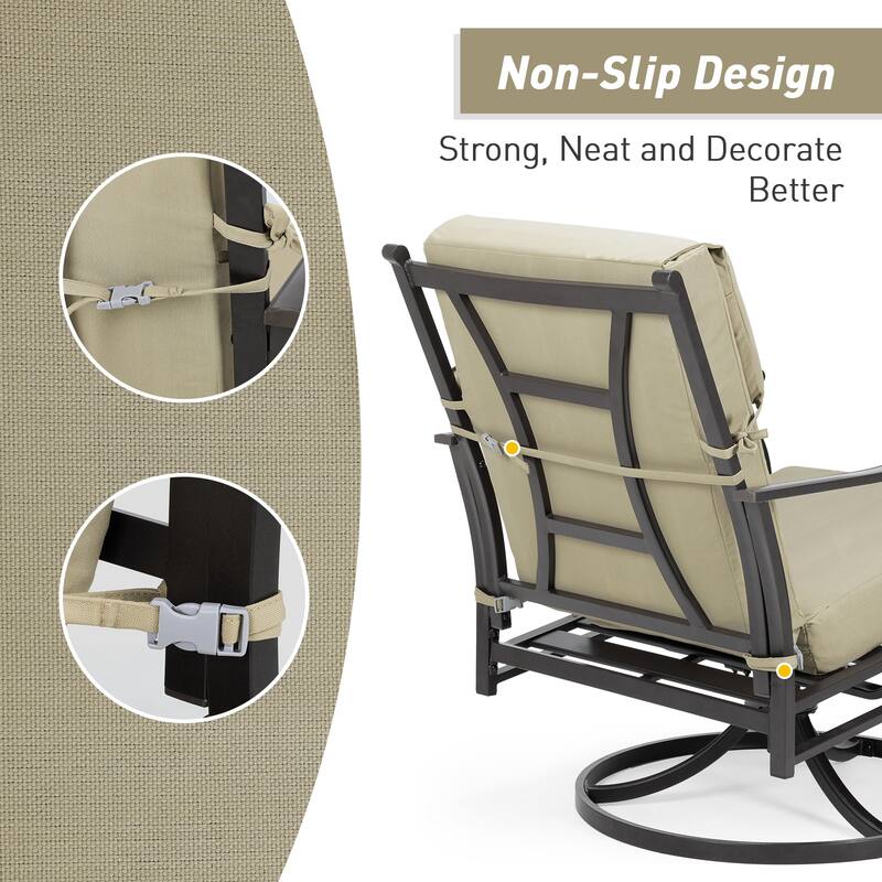 Aoodor 4.1" Outdoor Seat / Back Cushion