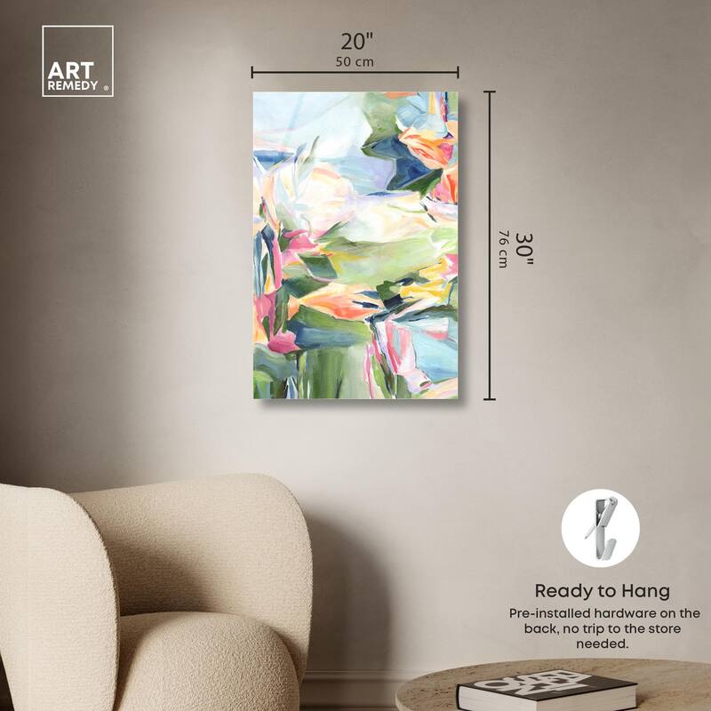 Sunkissed Garden Acrylic by Art Remedy, Ready to Hang