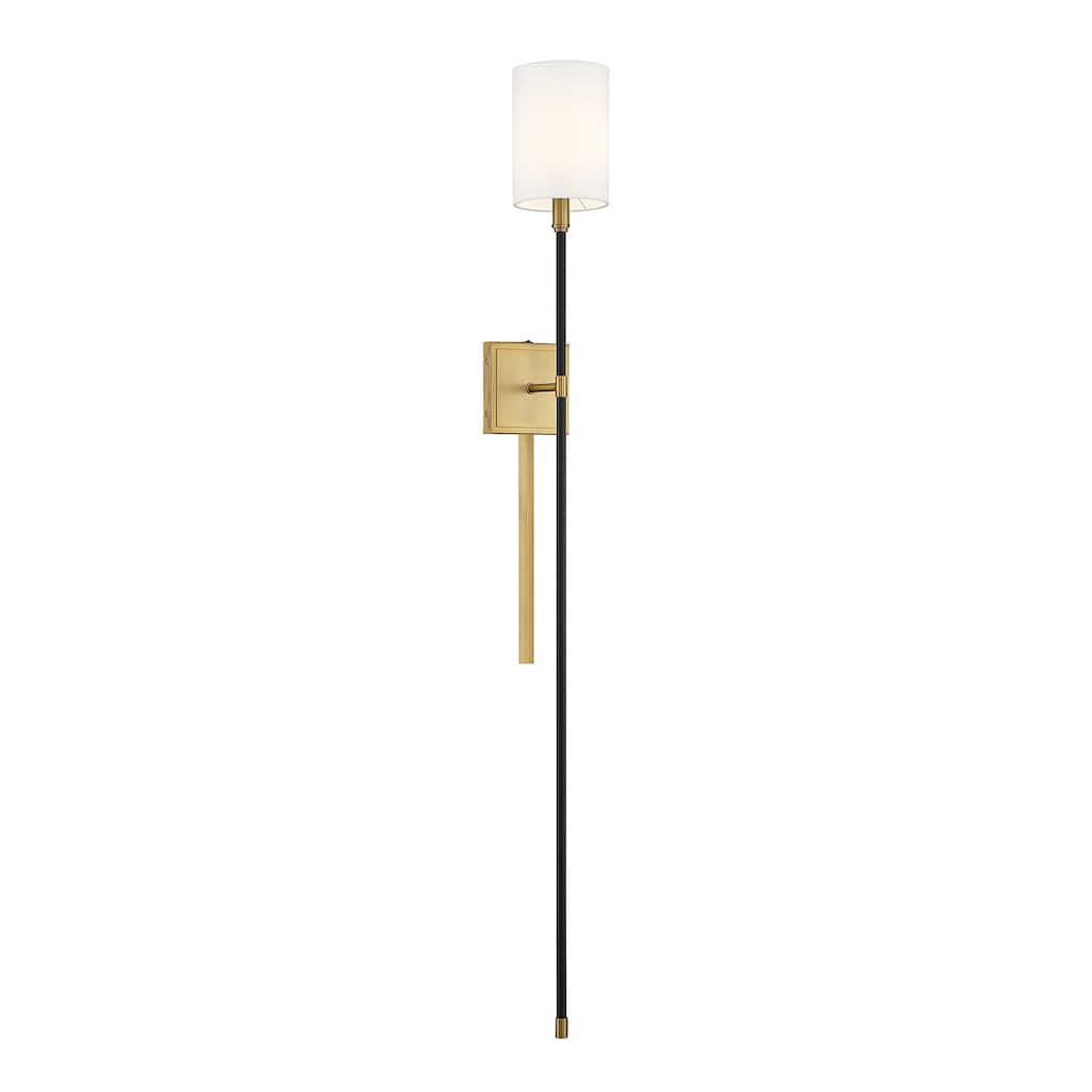 Meridian M90069 49" Tall Hardwired or Plug-In Wall Sconce