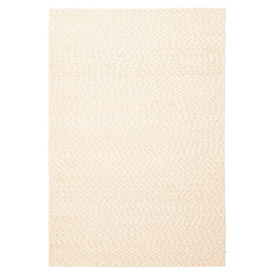 ECARPETGALLERY Braid weave Sienna Cream Wool Rug - 5'2 x 7'7