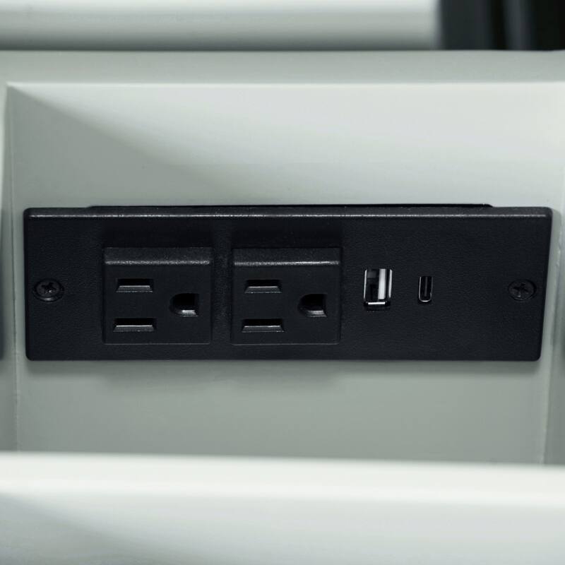 Haley Bathroom Vanity Only in Soft Sage with Dual Mount Option