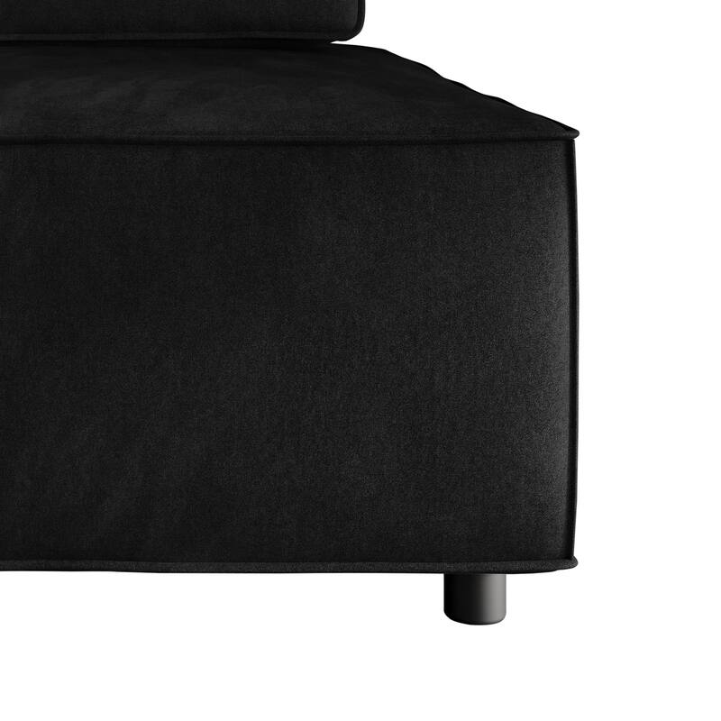 Clayfell Fandy Velvet Square Accent Chair