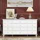 preview thumbnail 19 of 35, 63"W Wood Dresser Bedroom Storage Drawer Organizer Closet 12 Drawer